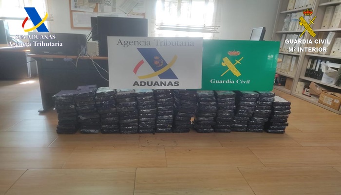 117 kilos de cocaína intervenidos en el puerto de Valencia